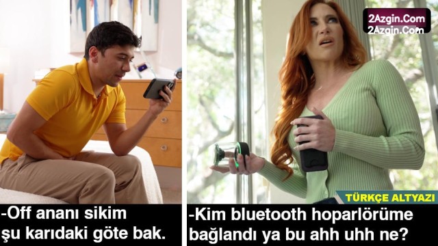 Kankamın evinde porno izlerken hoparlöre bağlanmışım anası duymuş odaya geldi
